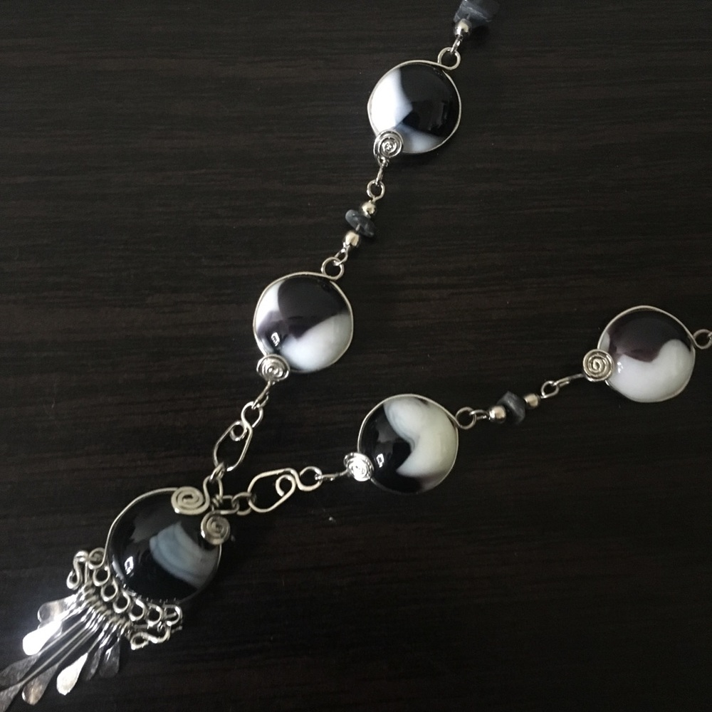 Glass necklace for women jewelry handmade